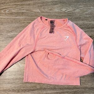 Gymshark Coral Long Sleeve Top